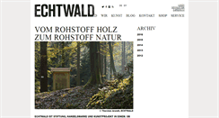 Desktop Screenshot of echtwald.com